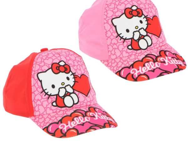 Παιδικό καπέλο μπέιζμπολ Hello Kitty Hearts 52-54 εκ.