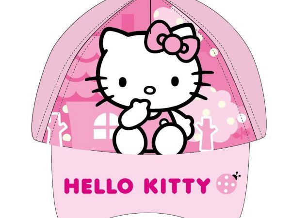 Hello Kitty Pink Town παιδικό καπέλο μπέιζμπολ 53 cm