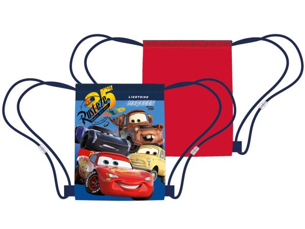 Αθλητική τσάντα Disney Cars Speed Racer, τσάντα γυμναστικής 40 cm