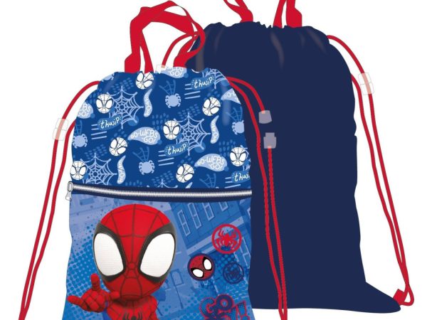Spiderman Spidey Style Deluxe αθλητική τσάντα, τσάντα γυμναστικής 45 cm