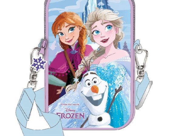 Τσάντα θήκης τηλεφώνου Disney Frozen Trio Deluxe 18 cm