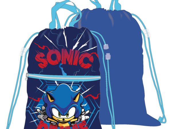Αθλητική τσάντα Sonic the Hedgehog Prime Deluxe, σάκος γυμναστικής 45 cm