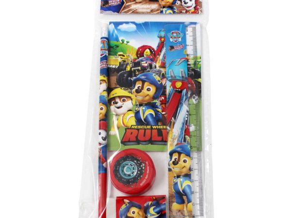 Σετ γραφικής ύλης 5 τεμαχίων με ροδάκια διάσωσης Paw Patrol