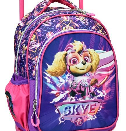 Paw Patrol Skye κυλιόμενο σακίδιο νηπιαγωγείου, τσάντα 30 cm