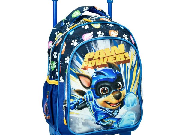 Paw Patrol Power Up κυλιόμενο σακίδιο προσχολικής ηλικίας, τσάντα 30 cm