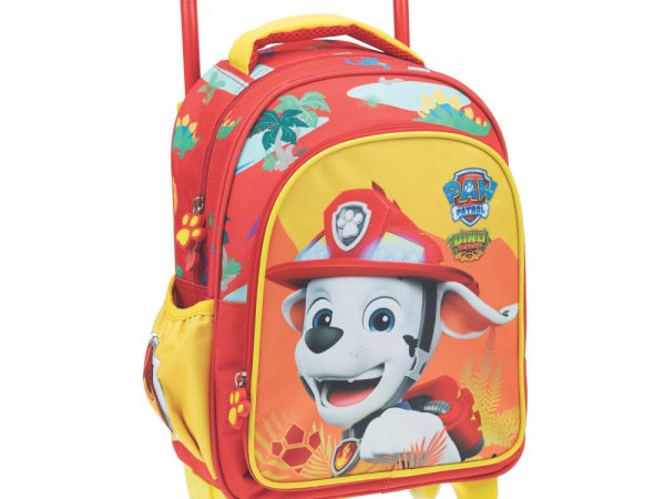 Paw Patrol Dino Rescue κυλιόμενο σακίδιο προσχολικής ηλικίας, τσάντα 30 cm