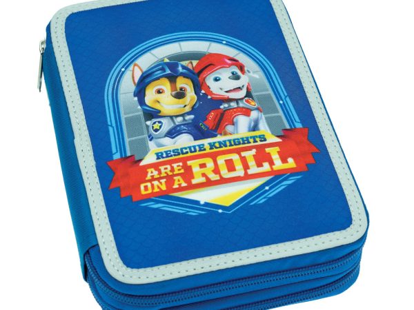 Paw Patrol Knights Διώροφη γεμιστή μολυβοθήκη
