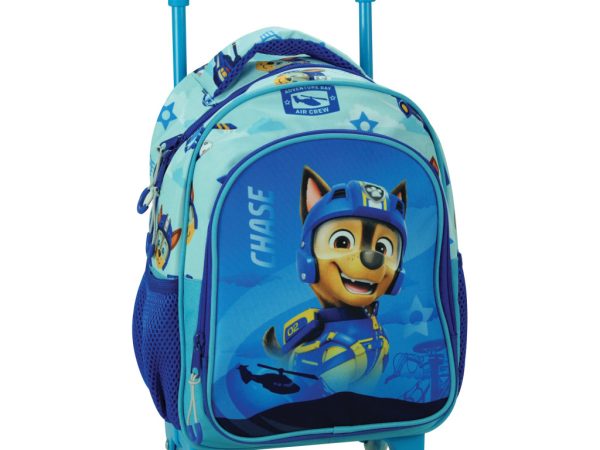Paw Patrol Chase κυλιόμενο σακίδιο νηπιαγωγείου, τσάντα 30 cm