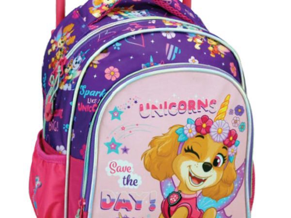 Paw Patrol Save the Day κυλιόμενο σακίδιο νηπιαγωγείου, τσάντα 30 cm