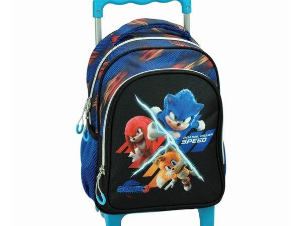 Σακίδιο πλάτης με ροδάκια Sonic the Hedgehog Brawn, 30 εκ.