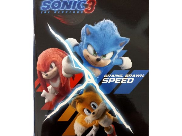 Τετράδιο με γραμμές Sonic the Hedgehog Hype Man B/5 40 σελίδων