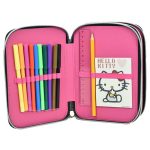 Κασετίνα Hello Kitty Heart γεμιστή 2 στρώσεων - Image 3