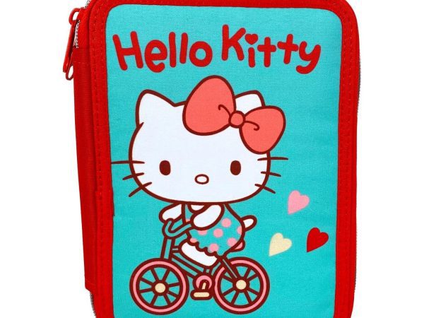 Κασετίνα μολυβιών Hello Kitty Sweetheart 2 επιπέδων με γέμισμα