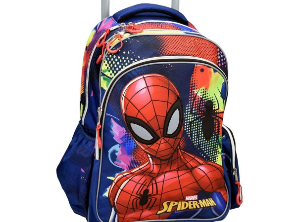 Σχολική τσάντα Spiderman Splotch Rolling, σακίδιο πλάτης 46 cm