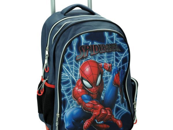 Spiderman Frame κυλιόμενη σχολική τσάντα, τσάντα 46 cm
