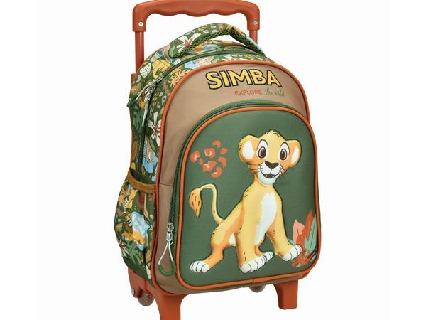 Disney The Lion King Explore κυλιόμενο σακίδιο νηπιαγωγείου, τσάντα 30 cm