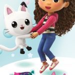 Πετσέτα μπάνιου Gabby's Dollhouse, πετσέτα θαλάσσης 70x140εκ.