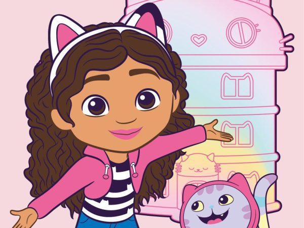 Πετσέτα μπάνιου Gabby's Dollhouse Dreamland, πετσέτα θαλάσσης 70x140εκ.