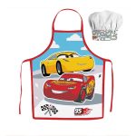 Παιδική ποδιά Disney Cars Cruz Ramirez σετ 2 τεμαχίων
