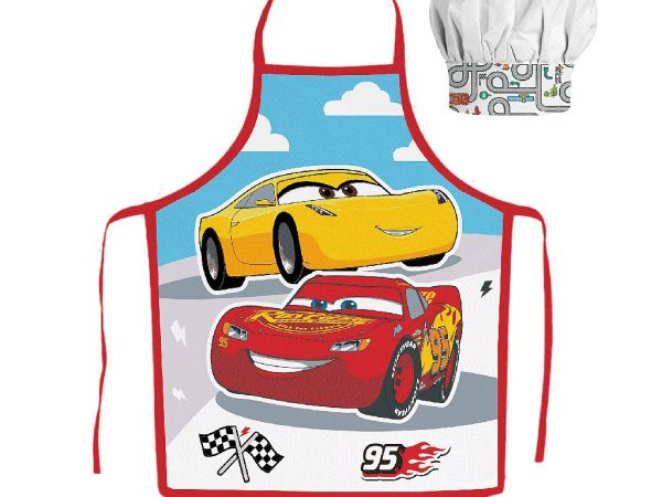 Παιδική ποδιά Disney Cars Cruz Ramirez σετ 2 τεμαχίων