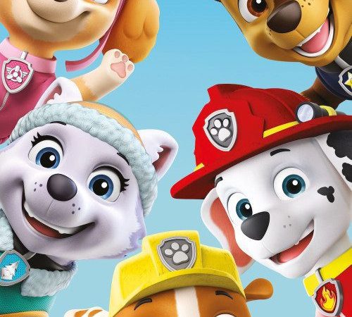 Πετσέτα μπάνιου Paw Patrol Happy Glance, πετσέτα θαλάσσης 70x140cm