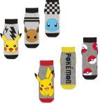 Παιδικές κάλτσες Pokémon Pika-Eevee-Squirtle χωρίς ραφές 23-34