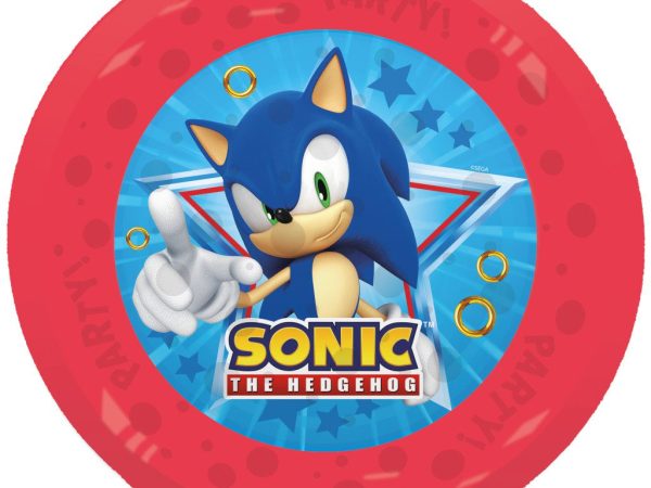 Sonic the Hedgehog Sega premium πλαστικό πιάτο φαγητού σετ 4 τεμαχίων 21 εκ.