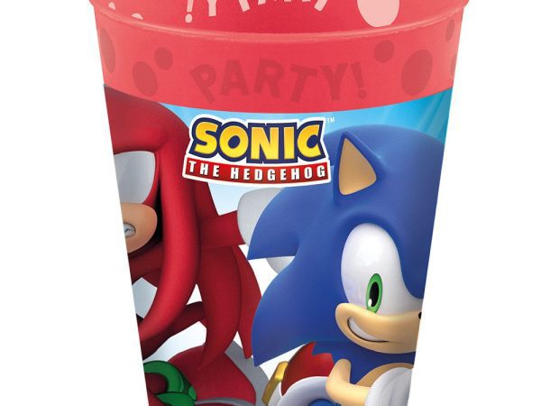 Sonic the Hedgehog Sega micro premium πλαστικά ποτήρια σετ 4 τεμαχίων 250 ml