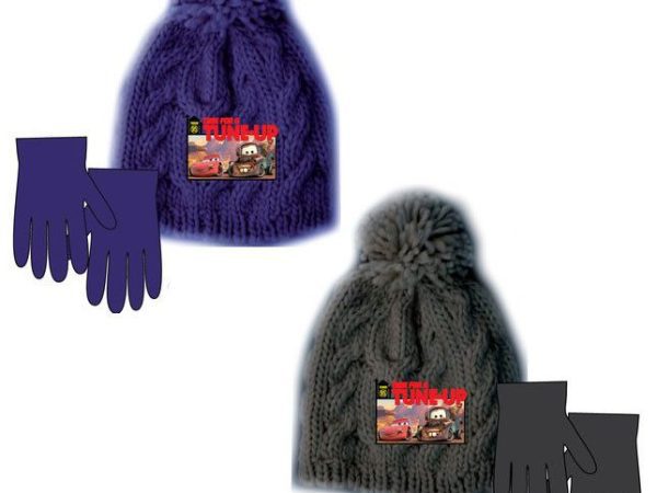 Σετ παιδικού σκούφου + γαντιών Disney Cars