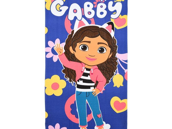 Gabby's Dollhouse, πετσέτα θαλάσσης 70x140cm (Fast Dry)