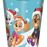 Χριστουγεννιάτικο ποτήρι Paw Patrol, πλαστικό 260 ml