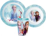 Σετ φαγητού Disney Frozen, micro πλαστικό σετ, με φλιτζάνι 260 ml