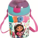 Μπουκάλι Gabby's Dollhouse Wonderland, αθλητικό μπουκάλι 450 ml