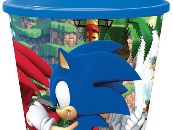 Ποτήρι με καλαμάκι Sonic the Hedgehog Adventure, πλαστικό 430 ml
