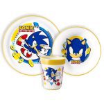 Αντιολισθητικό σετ τραπεζαρίας Sonic the Hedgehog