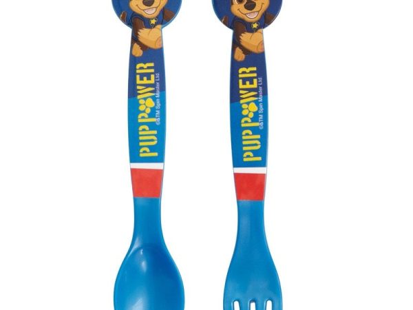 Σετ μαχαιροπίρουνα Paw Patrol Pup Power από πλαστικό - 2 τεμάχια