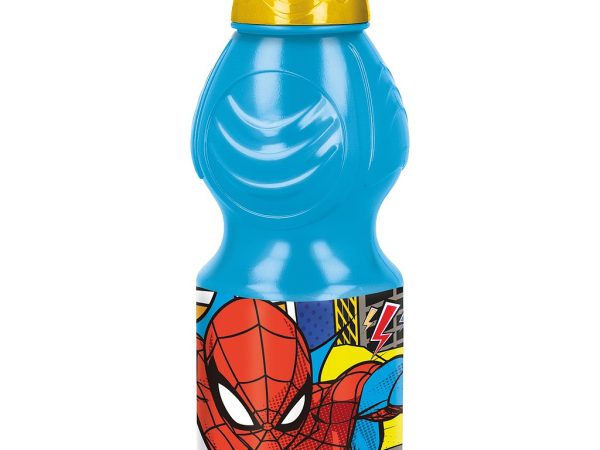 Μπουκάλι Spiderman Midnight Flyer, αθλητικό μπουκάλι 400 ml