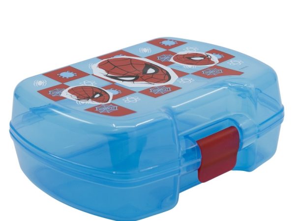 Πλαστικό κουτί σάντουιτς Spiderman Grid Premium