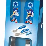 Σετ μαχαιροπήρουνων Sonic the Hedgehog Speed metal ergo - 2 τεμάχια