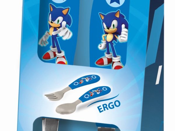 Σετ μαχαιροπήρουνων Sonic the Hedgehog Speed metal ergo - 2 τεμάχια