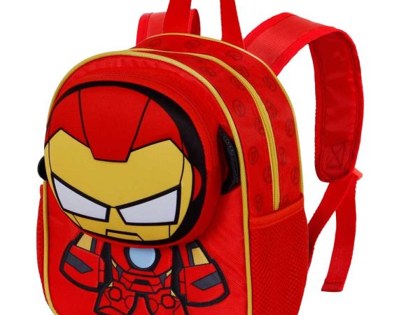 Iron Man Παιδικό Σακίδιο με Μπροστινή Θήκη