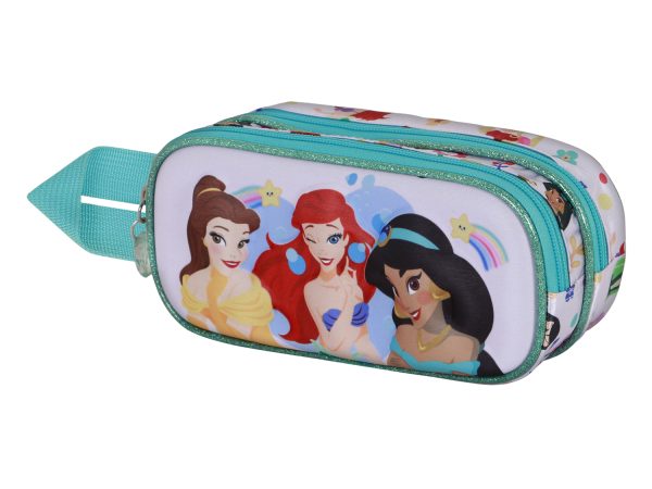 Disney Princess Rainbows 3D Διπλή Κασετίνα