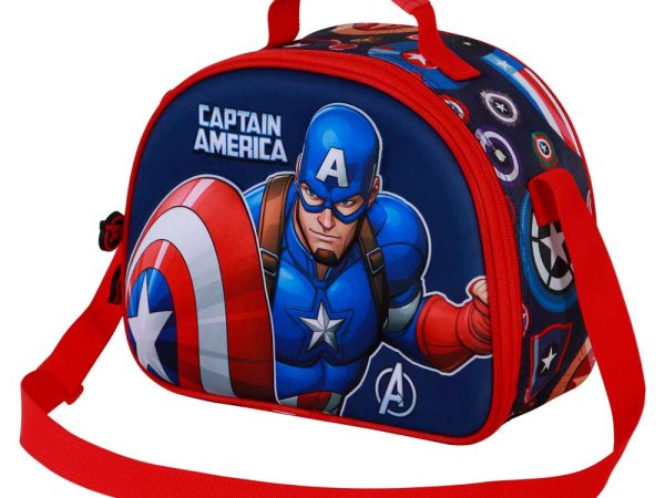Captain America 3D τσάντα φαγητού