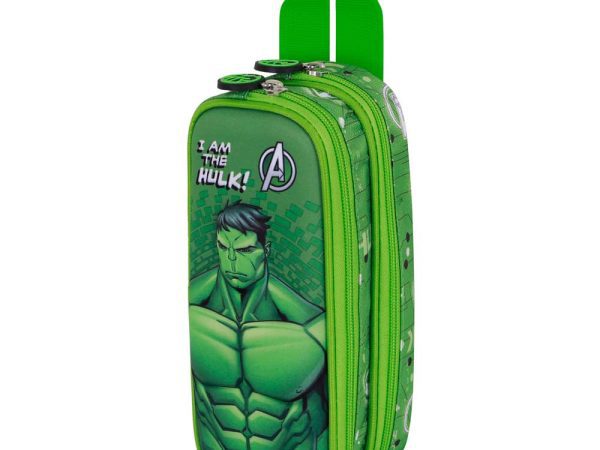Κασετίνα Διπλή 3D Hulk