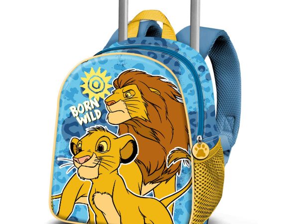 Lion King 3D Trolley Backpack νηπιαγωγείου