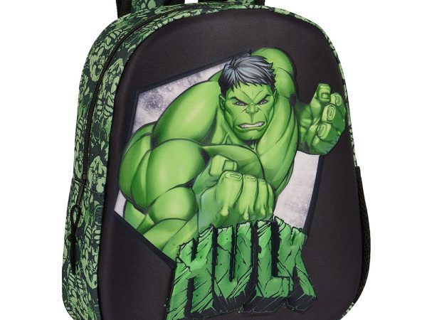 Tσάντα πλάτης παιδικού 3D Hulk Safta