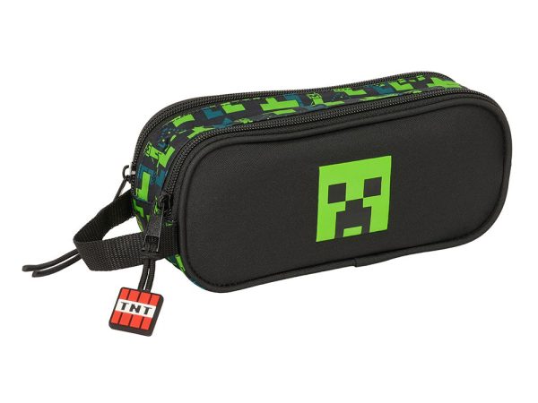 Διπλή κασετίνα Minecraft "Tnt" Safta