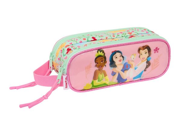 Διπλή κασετίνα Princesses Disney "Bloom" Safta