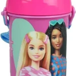 Barbie Πλαστικό Παγούρι Σπορ 500ml με Λουράκι