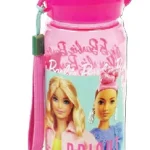 Barbie Πλαστικό Παγούρι με Γαντζάκι 600ml